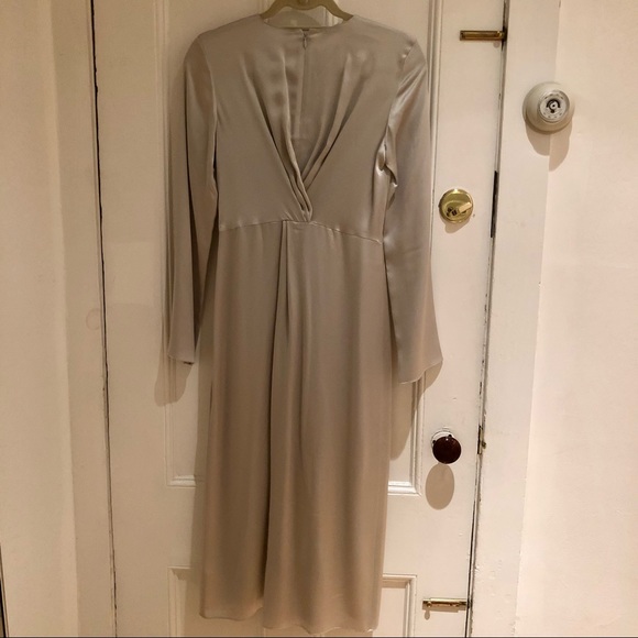 VINCE silk silver dress - Picture 6 of 7